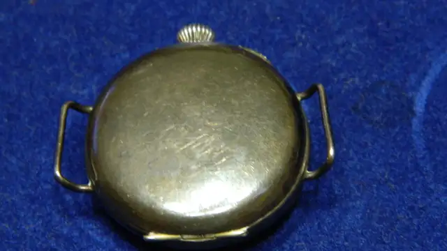 Rare WW1 (1914-1918) Montre de Tranché Waltham Sterling Original - Photo 6