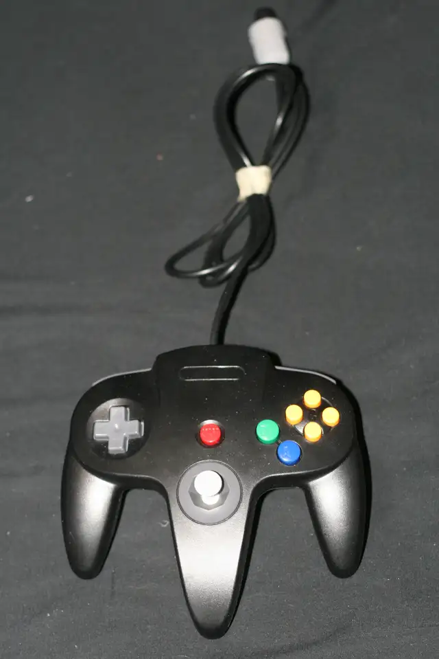 NINTENDO 64 CONSOLE, CONTROLLER, A/C POWER, A/V CORDS, JUMP PACK - Photo 2