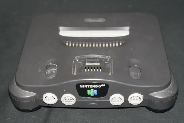 NINTENDO 64 CONSOLE, CONTROLLER, A/C POWER, A/V CORDS, JUMP PACK - Photo 6