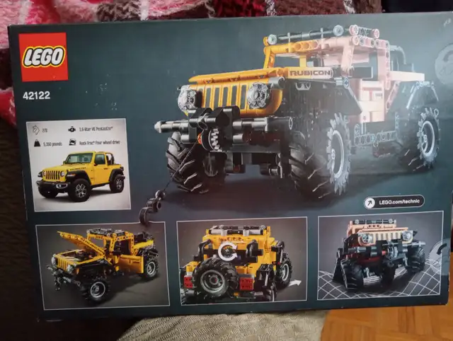 LEGO Yellow Jeep Wrangler Set 665 Pieces - Photo 2