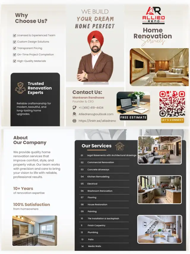 Legal Basement and Home Renovation