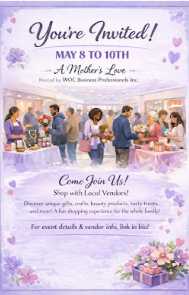 Mother’s Day Market: A Mother’s Love Vendor Event (May 8-10)
