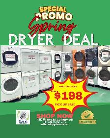 $198 Everything Must Go Dryer Pick Up Deal Sale