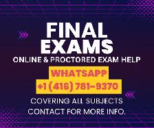 Online Exam, Proctored Final Exam Help – All Subjects – Fast A - Photo 2