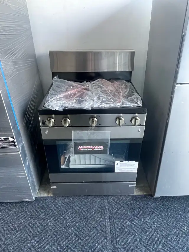 NEW 30" GAS Element Range Stove (Stainless Steel) 5.0 Cu.Ft