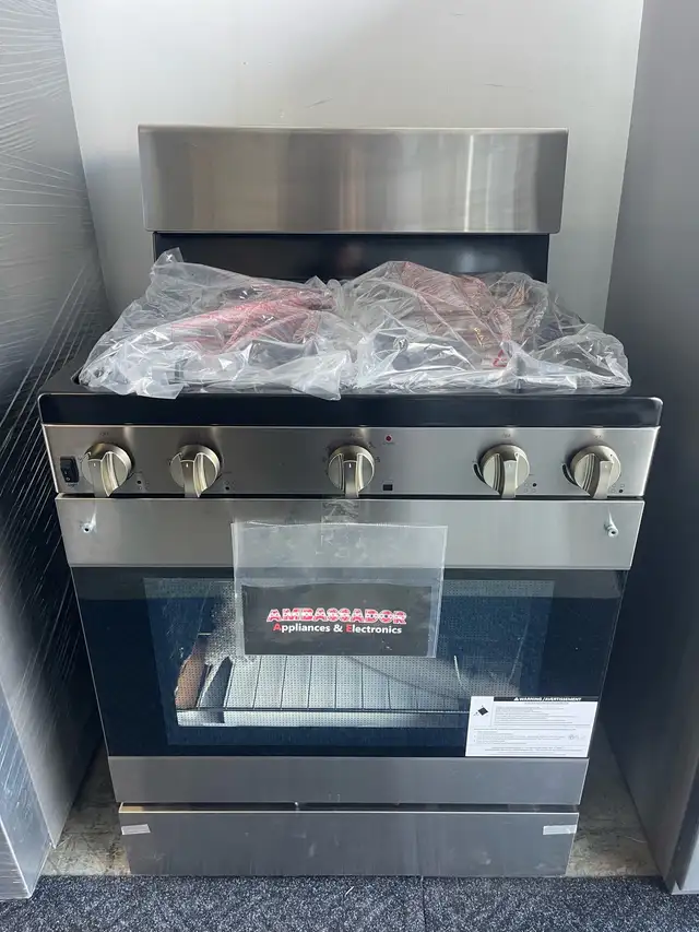 NEW 30" GAS Element Range Stove (Stainless Steel) 5.0 Cu.Ft - Photo 2