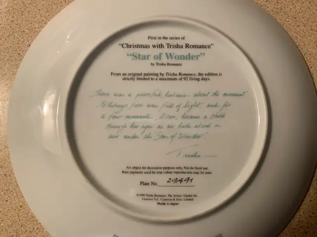 Trish Romance, Star of Wonder, Numbered Plate - Photo 3