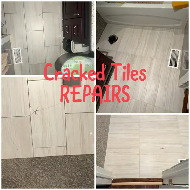 Tiling Service | BROKEN TILES | CRACKED GROUT