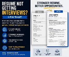 Resume Not Getting Interviews? I Fix That Fast (24–48h)