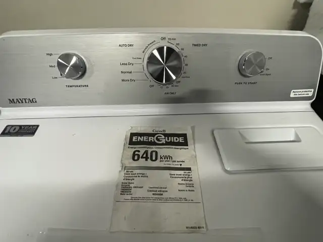 NEW Maytag Top Washer & Electronic Dryer Set (White) - Photo 4
