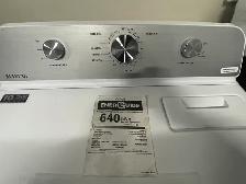 NEW Maytag Top Washer & Electronic Dryer Set (White) - Photo 4