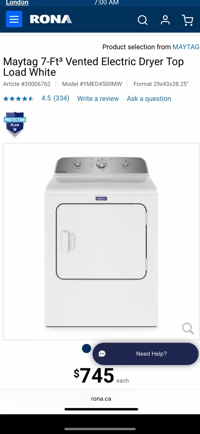 NEW Maytag Top Washer & Electronic Dryer Set (White) - Photo 9
