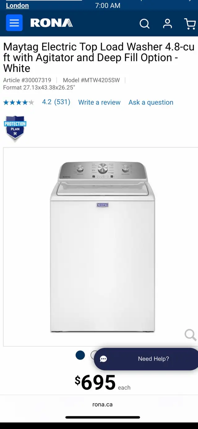 NEW Maytag Top Washer & Electronic Dryer Set (White) - Photo 10