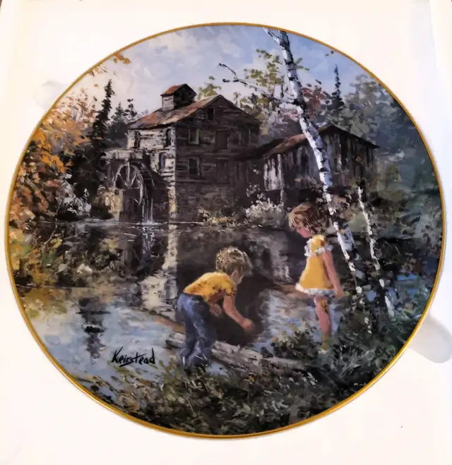 Keirstead Signature Art Hanging Plates (A & B)