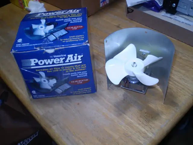 DUCT AIRFLOW BOOSTER.NEW, EASY RETROFIT- $30