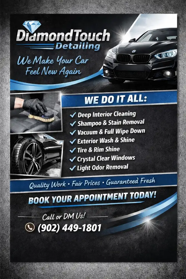DiamondTouch Detailing — We Make Your Car Feel New Again
