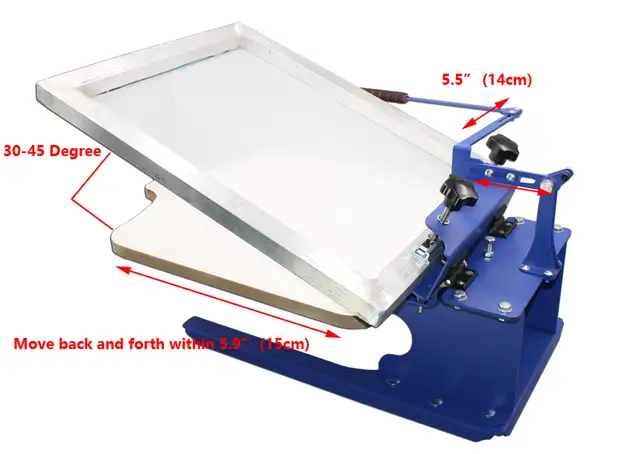 1 Color 1 Station Silk Screen Printing Press 006207 - Photo 4