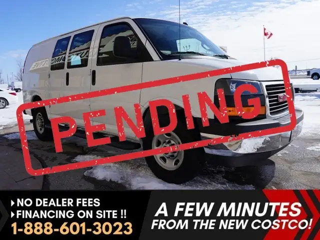 2023 GMC Savana Cargo Van 2500 RWD 135\' LOW KMS, CLEAN, READY F