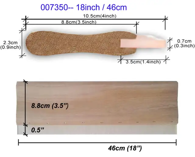 Water Squeegee 65 Durometer 007343 007345 007347 007350 007359 - Photo 9