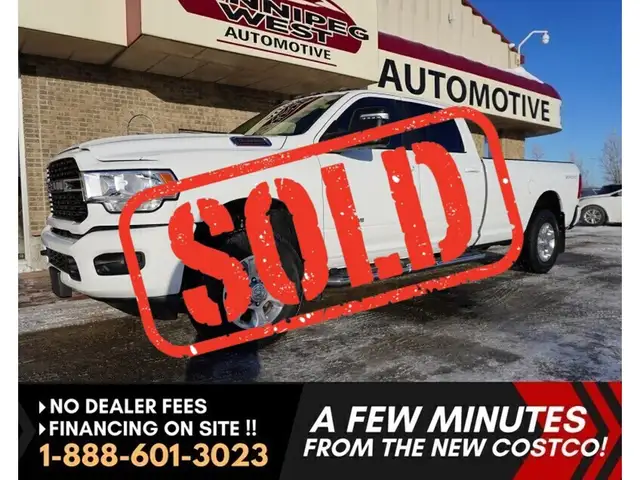 2023 Ram 3500 BIG HORN SPORT FULLY LOADED HTD SEATS/WHEEL & MORE