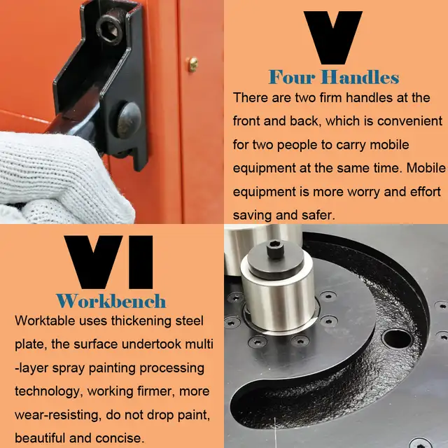 Promotion 1-1/4'Steel Rod Electric Bending Machine 110V 056263 - Photo 9