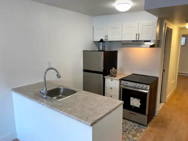 3 1/2 rénové avec électroménagers une chambre fermée près metro - Photo 4