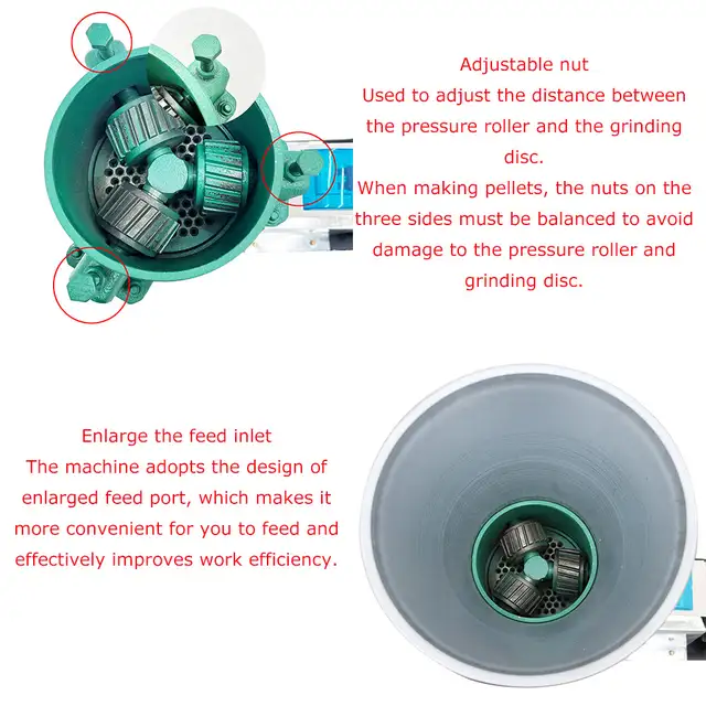200kg/h Animal Pellet Mill Body Feed Granulator Machine 239551 - Photo 4