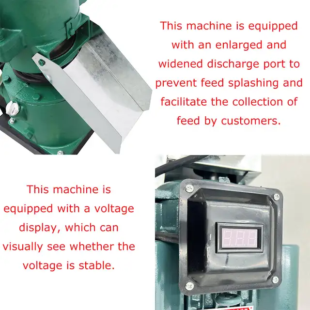 6mm Farm Animal Pellet Mil Machine 220V Feed Granulator 239399 - Photo 4