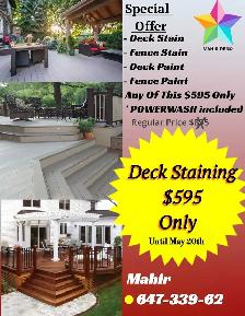 Deck and Fence Painting