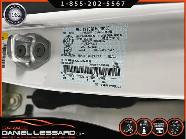 Lincoln Nautilus RESERVE AWD, CUIR, TOIT, BANCS VENTILÉ, PAS VGA - Photo 22