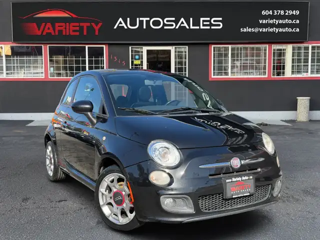 2012 Fiat 500 2dr HB Sport, Automatic, FREE ONE YEAR OR 20,000 K