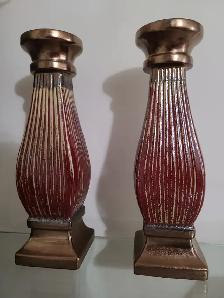 New Candel Holders Set of 2 H16'