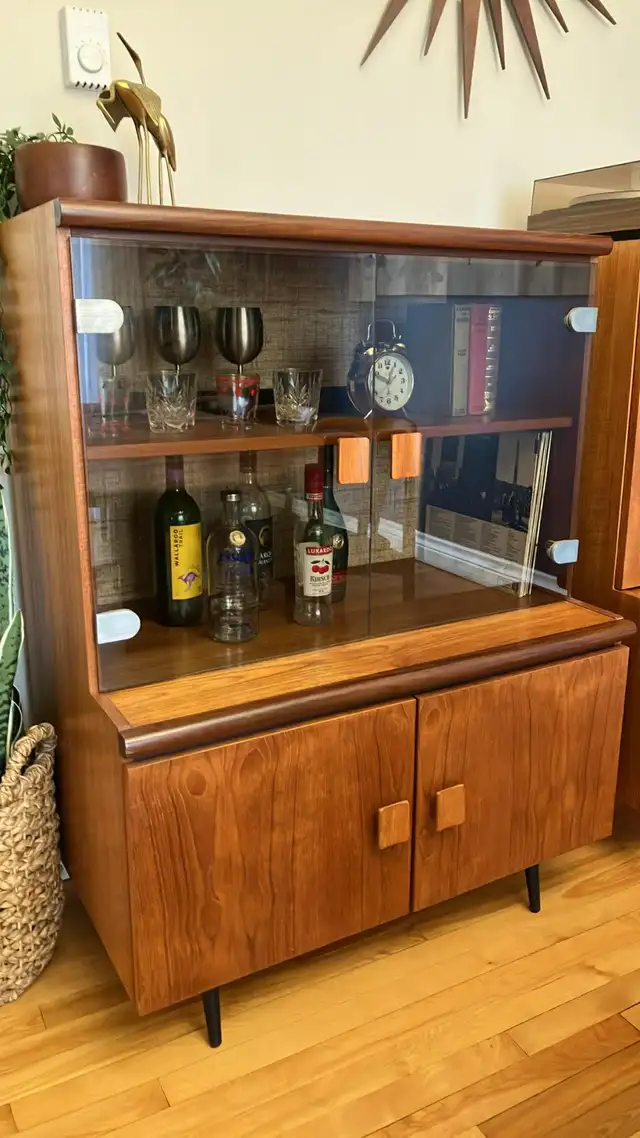 Mid century. TEAK TECK. Modulaire. Crédence, buffet, bahut disqu - Photo 7