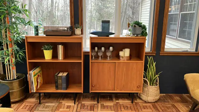 Mid century. TEAK TECK. Modulable. Crédence, buffet, bar, biblio - Photo 8