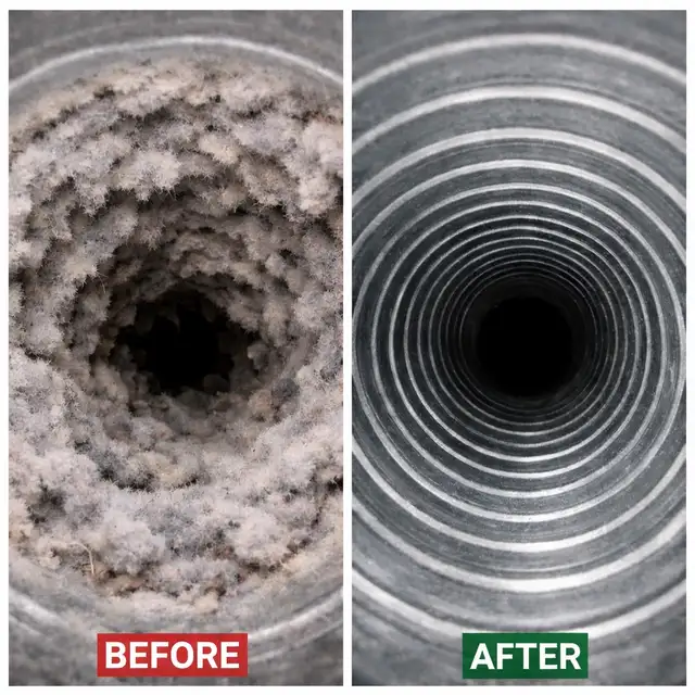 Dryer Vent Cleaning - Photo 2