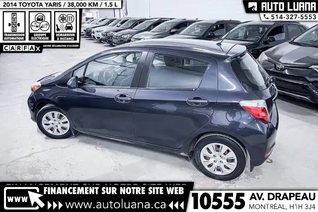2014 TOYOTA Yaris LE AIR CLIMATISE/GRP ELECTRIQUE/CRUISE/38,000k - Photo 10