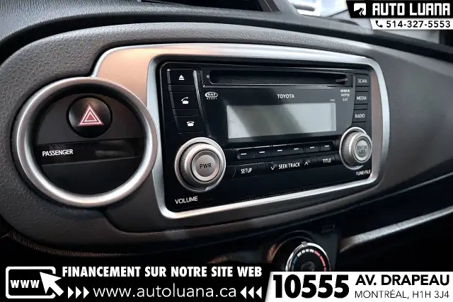 2014 TOYOTA Yaris LE AIR CLIMATISE/GRP ELECTRIQUE/CRUISE/38,000k - Photo 23