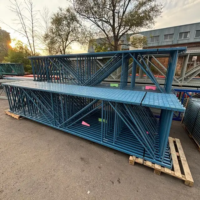 18' H x 42' D REDIRACK USED uprights Frames Pallet Racking - Photo 2