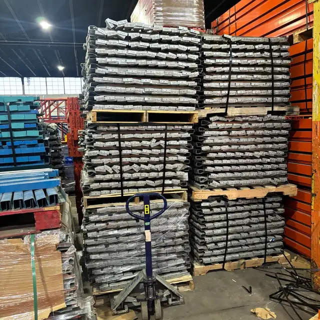 USED 42' Universal Style Pallet Support Bars for Pallet Racking - Photo 2