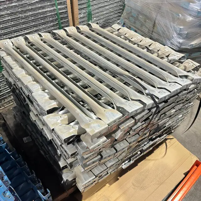 USED 42' Universal Style Pallet Support Bars for Pallet Racking - Photo 3