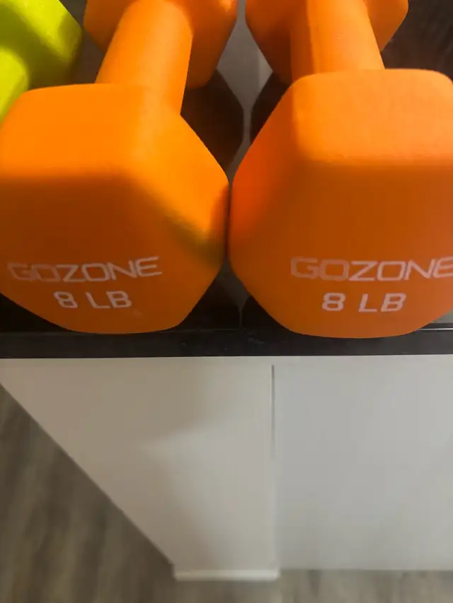 3,5,8 lb weights for sale $15 for set - Photo 2
