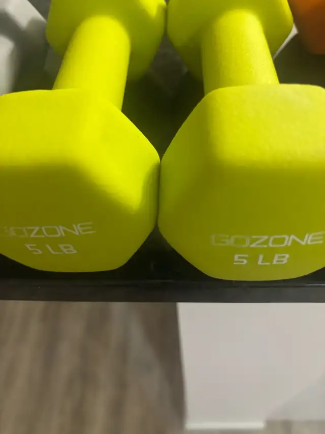 3,5,8 lb weights for sale $15 for set - Photo 3