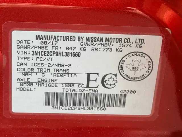 2017 Nissan Versa Note SV 87KM CERTIFIED-WARRANTY - Photo 27