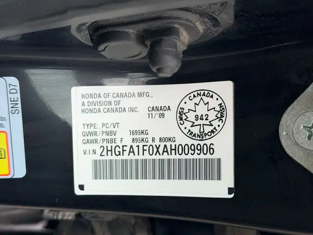 2010 Honda Civic EX-L 244KM CERTIFIED-WARRANTY - Photo 26