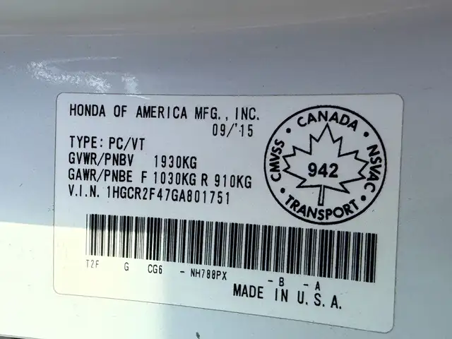 2016 Honda Accord LX 92KM CERTIFIED-WARRANTY  - Photo 28