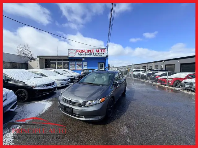 2012 Honda Civic LX 143KM CERTIFIED-WARRANTY
