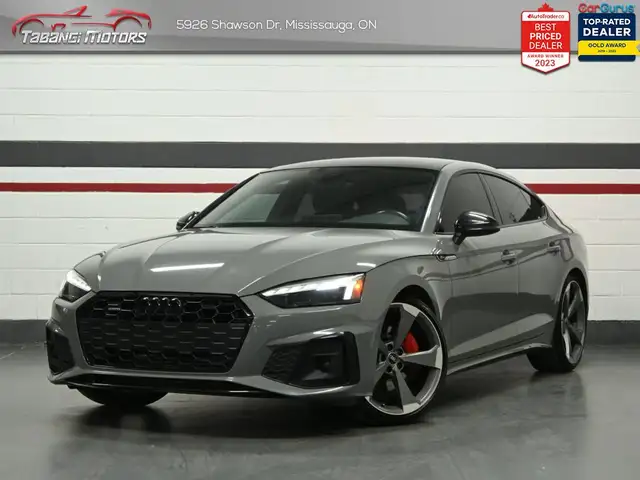 2022 Audi A5 Sportback Progressiv S-Line Sport No Accident Black