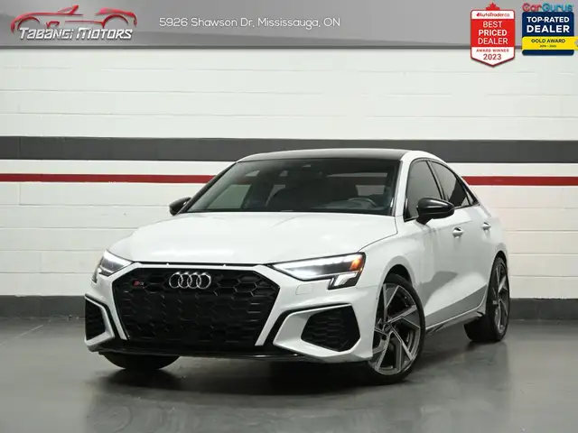 2022 Audi S3 TECHNIK No Accident B&O HUD Navigation Sunroof