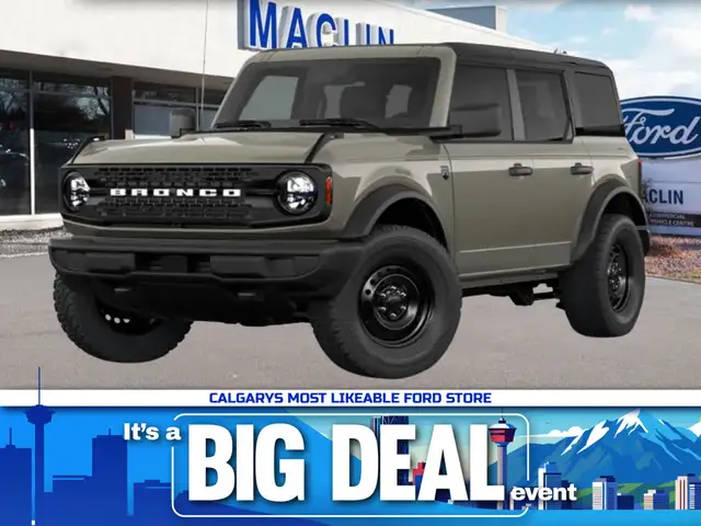2026 Ford Bronco BIG BEND | BLACK APPEARANCE PACKAGE |