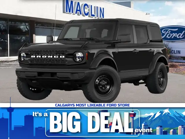 2026 Ford Bronco BIG BEND | BLACK APPEARANCE PACKAGE |